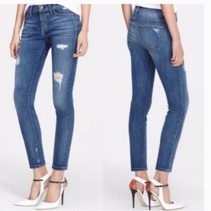 Current Elliot Stiletto Niagara Destroy Denim Jean